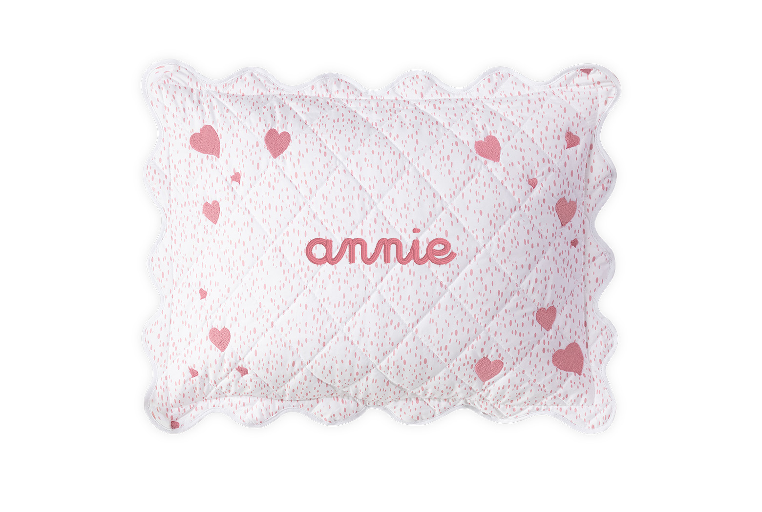 Celine Hearts Mini Pillow - Pink